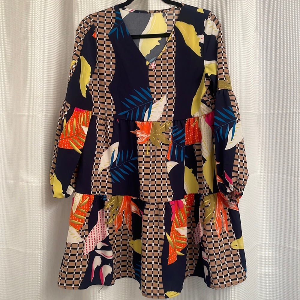 Brand new tropical dress